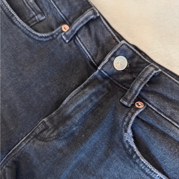 All Saints Women's Black Denim Shorts - Picture 4 of 4